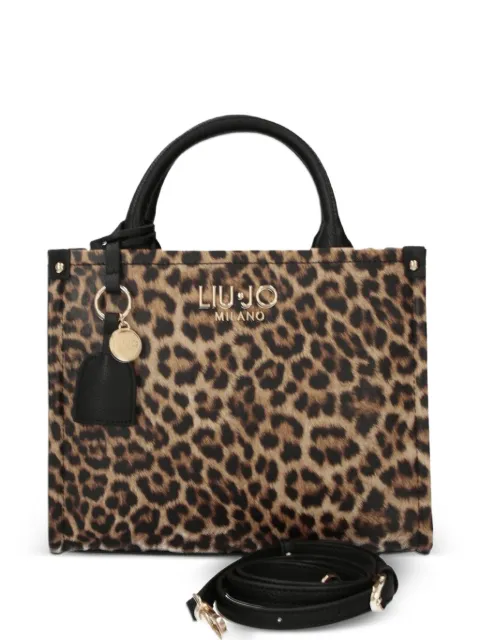 LIU JO tote con estampado de leopardo