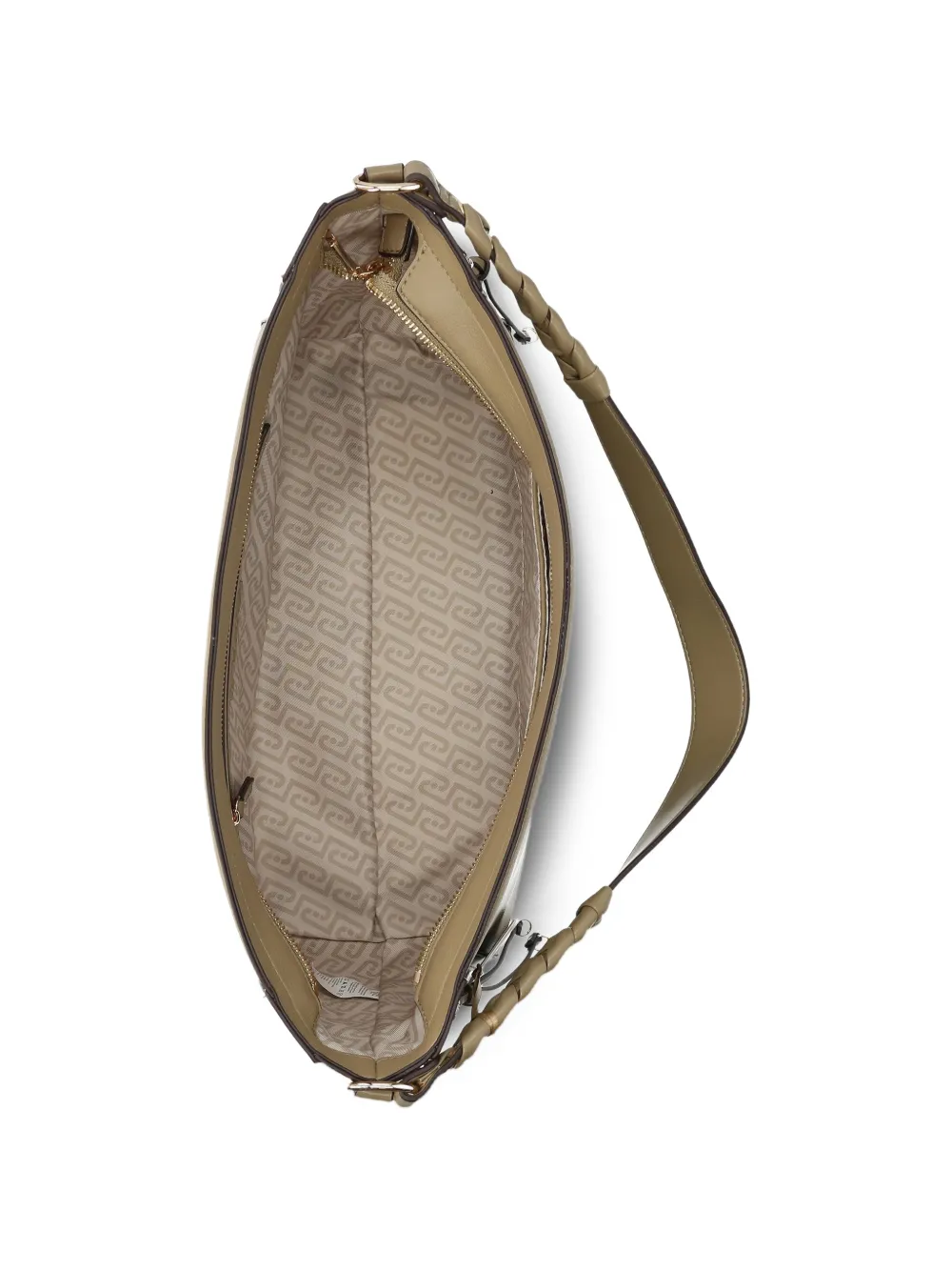 LIU JO Schoudertas met gevlochten handgreep Beige