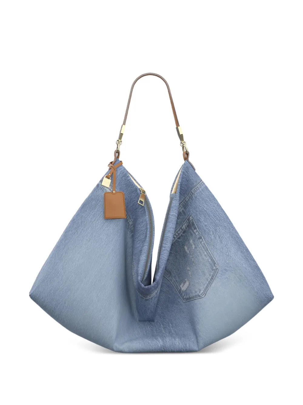Liu •jo Pocket Tote Bag In Blue
