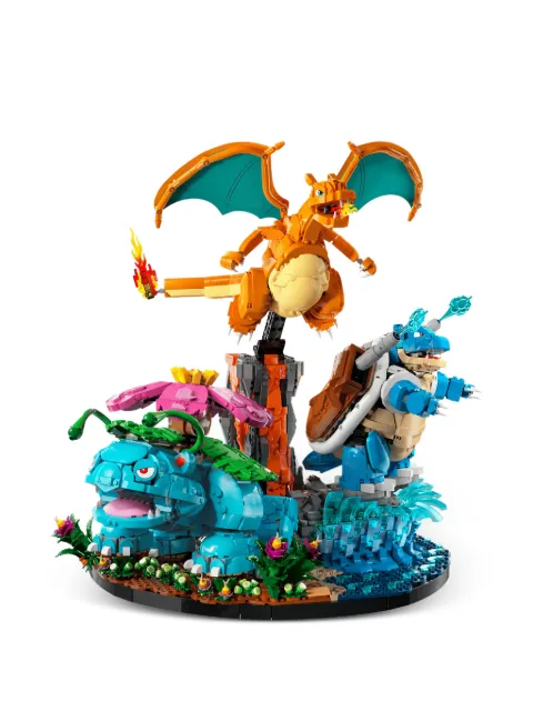 Lego x Pokémon Venusaur, Charizard and Blastoise toy