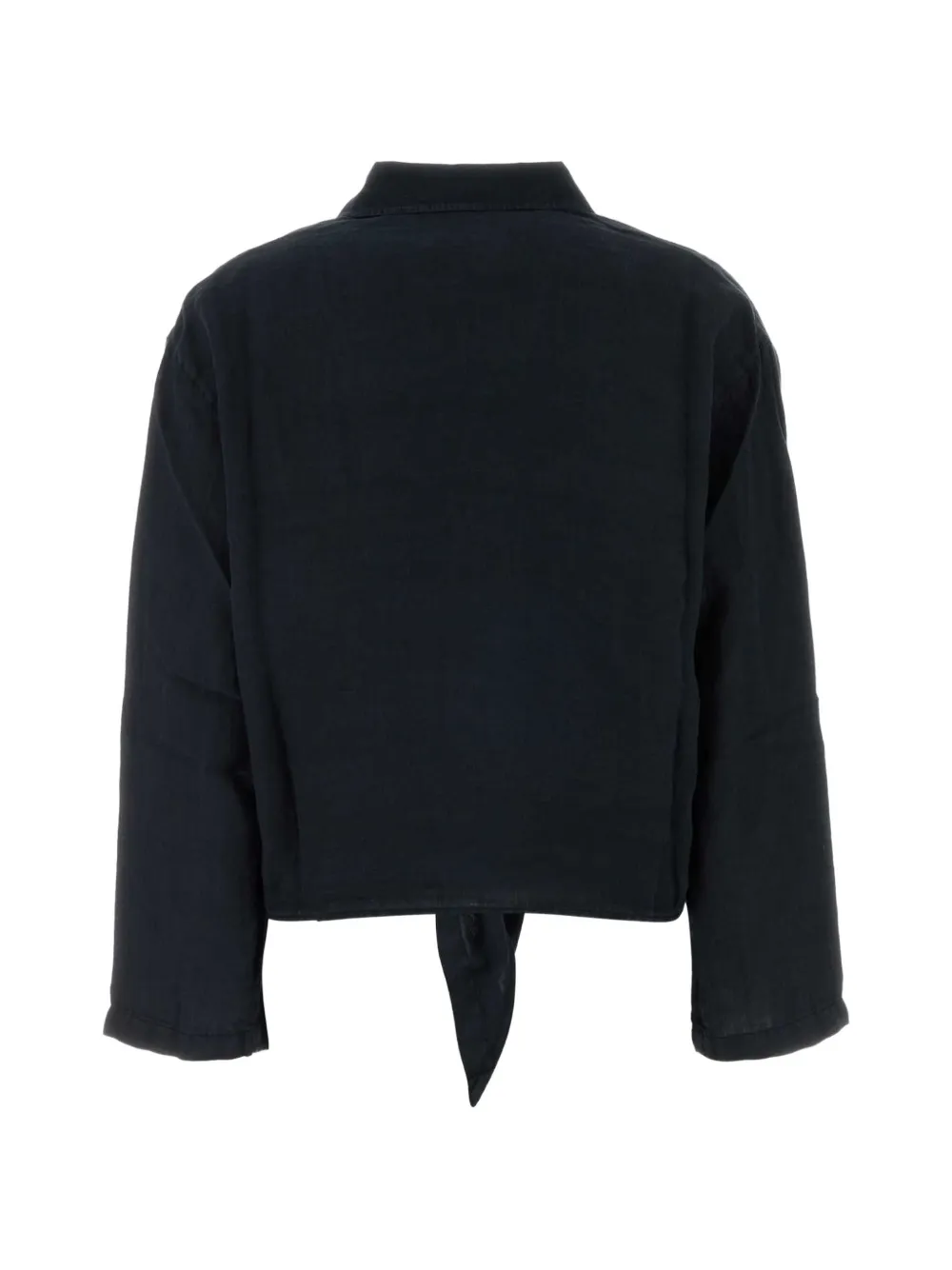 LOIS JEANS Linnen pia blouse Zwart