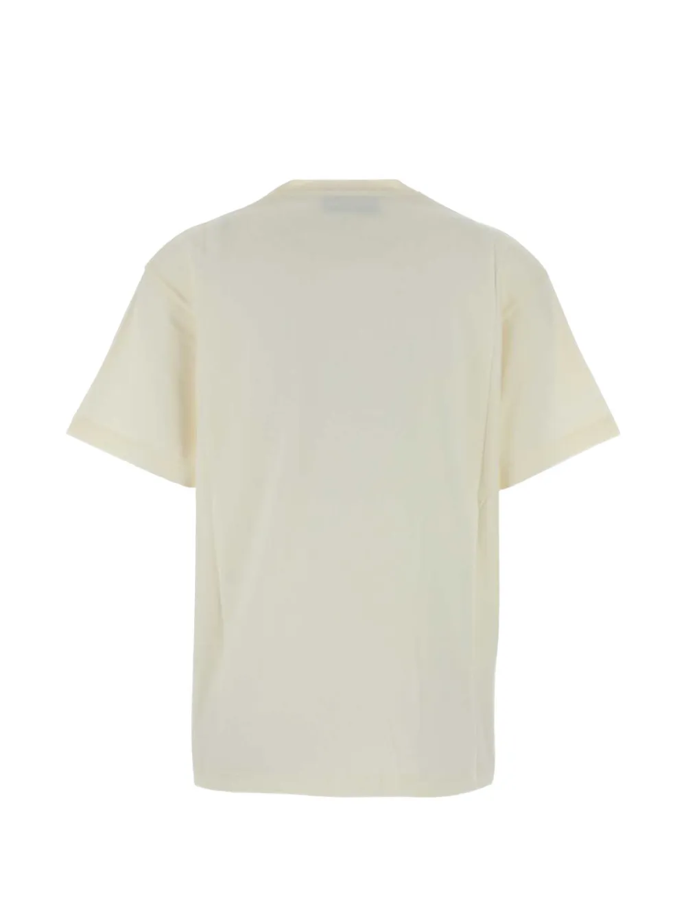 Gucci Katoenen T-shirt met geborduurd logo Beige