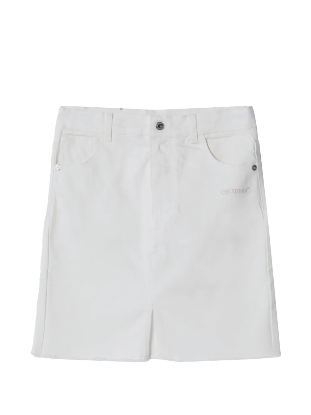 Off-White Kids Arrow motif skirt - Bianco