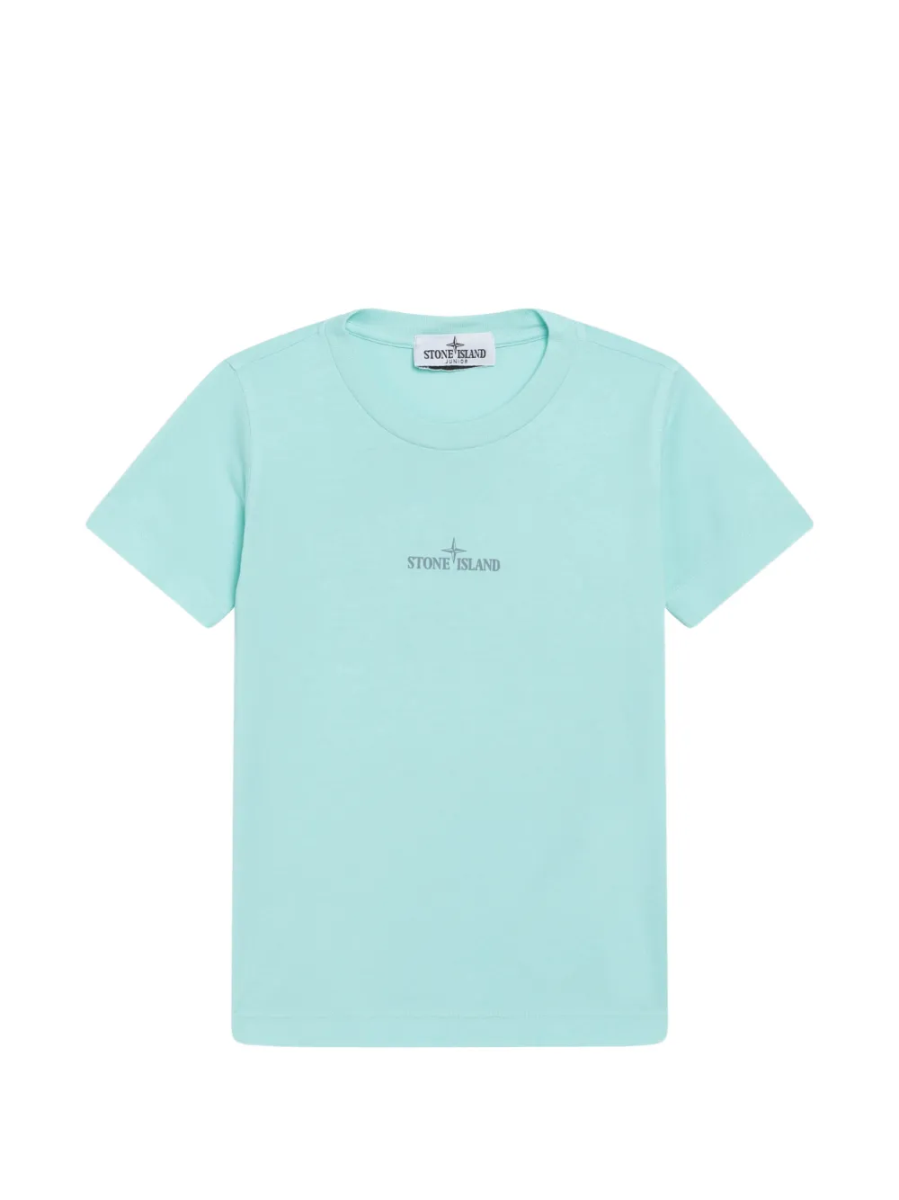 Stone Island Junior T-shirt con stampa - Blu