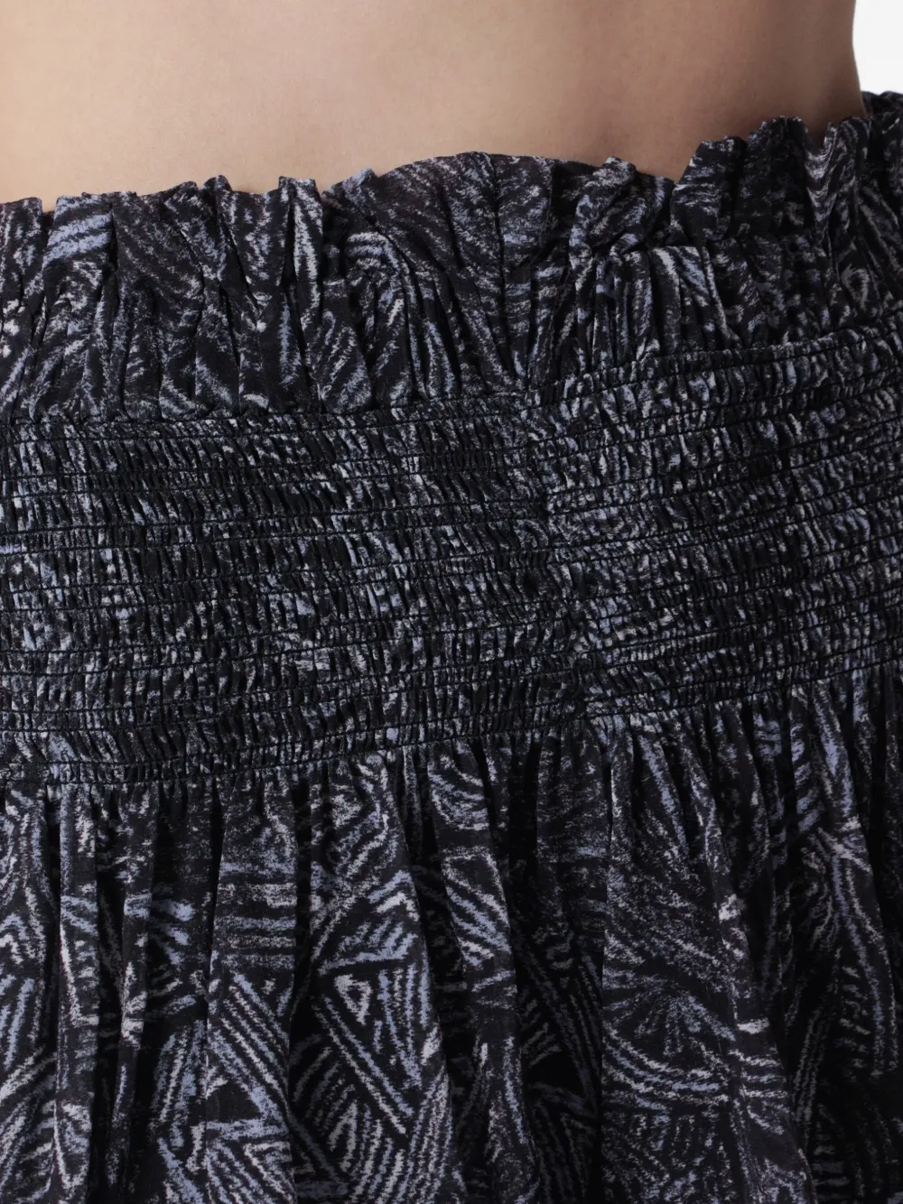 ISABEL MARANT Maelly gesmockte shorts Blauw