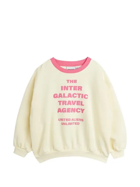 Mini Rodini Travel Agency Sweatshirt mit Kontrastdetails