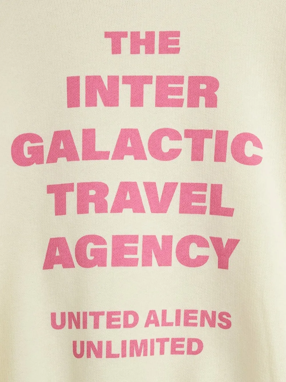 Mini Rodini Travel Agency geribbelde sweater Beige