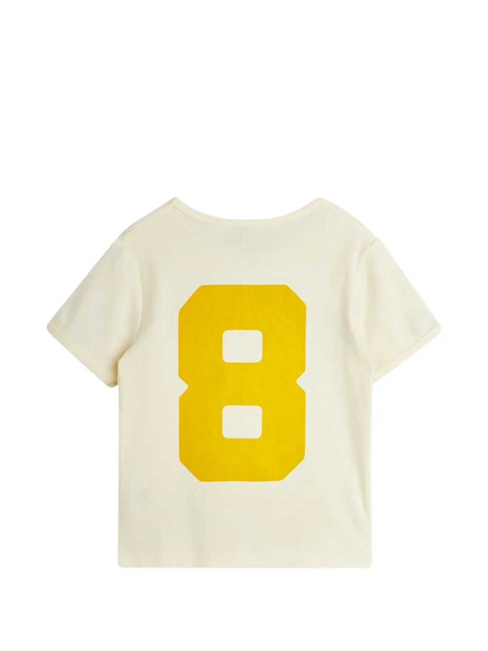 Mini Rodini Gestreept T-shirt met ronde hals Wit