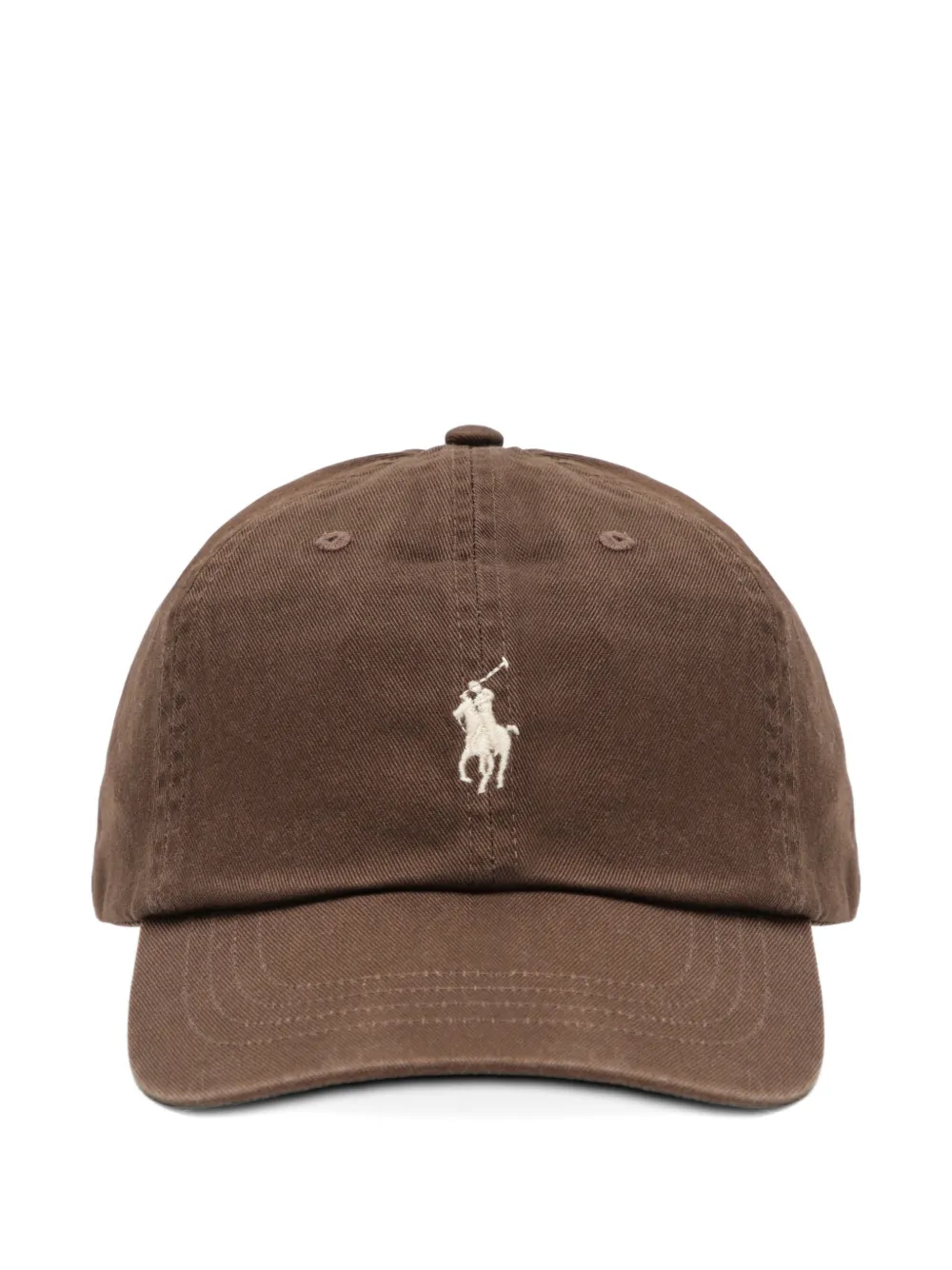 Polo Ralph Lauren logo-detail baseball cap - Marrone