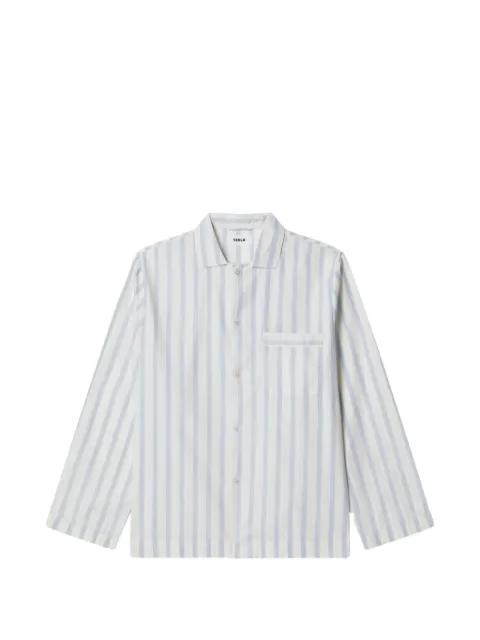 TEKLA striped pajama shirt