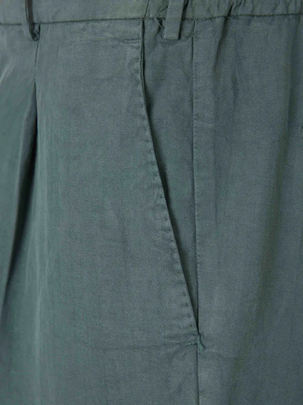 PT Torino Geplooide shorts Groen