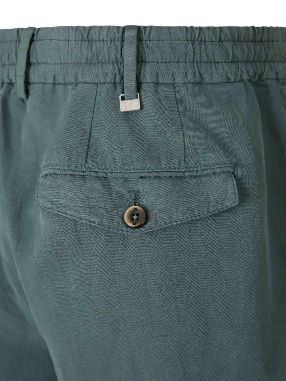 PT Torino Geplooide shorts Groen