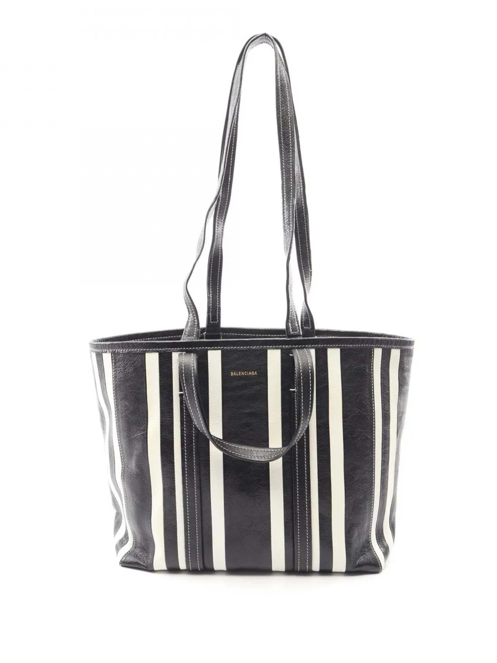 Balenciaga Pre-Owned 2010-2025 Calfskin Barbes East West Shopper Bag satchel - Schwarz