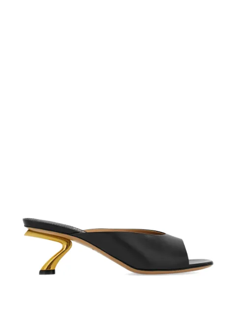 Ferragamo S-shaped open toe sandals