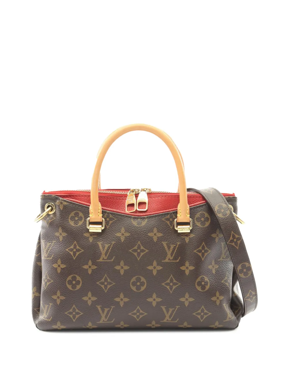 Louis Vuitton Pre-Owned 2015 Monogram Pallas BB satchel - Marrone