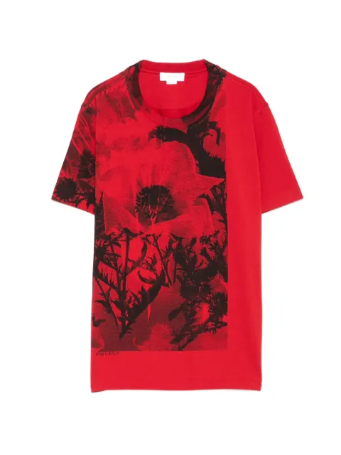 Alexander McQueen T-Shirt mit rundem Ausschnitt