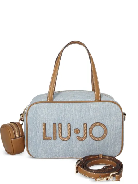 LIU JO medium denim bowling bag