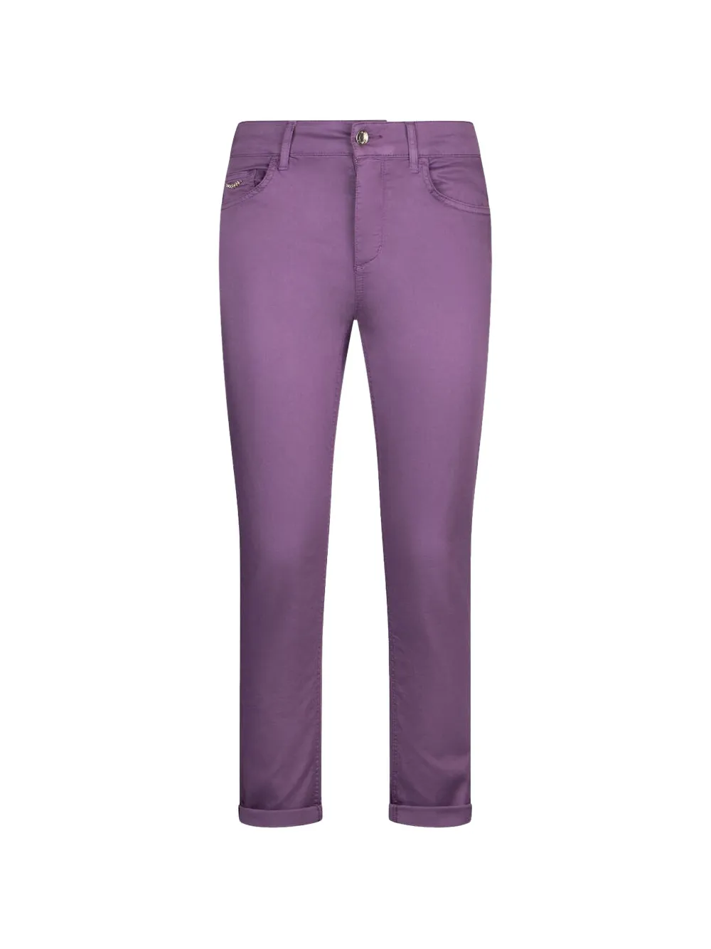 LIU JO Skinny broek met omgeslagen pijpen Paars