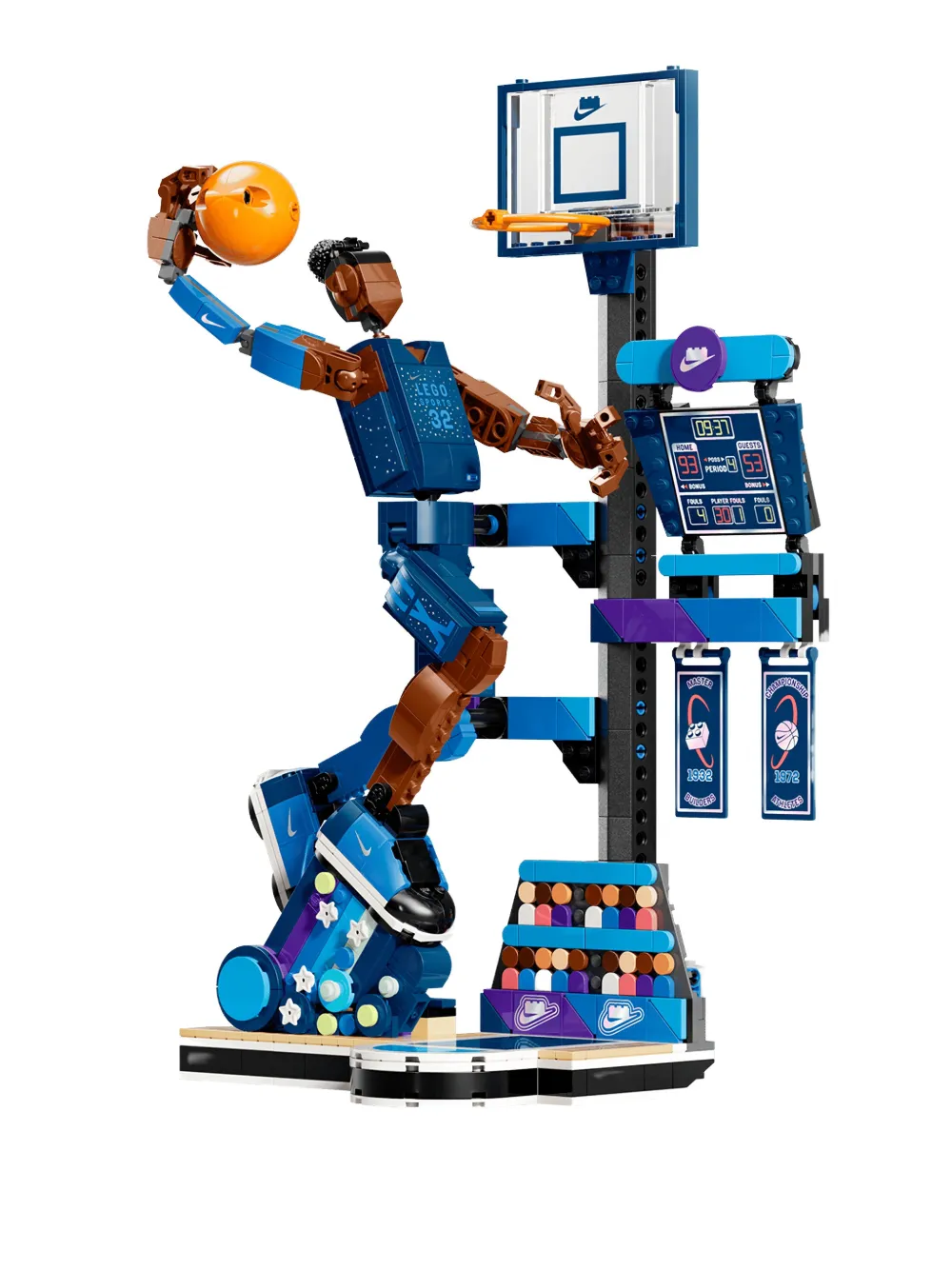 Lego x Nike Slam Dunk toy - Blu