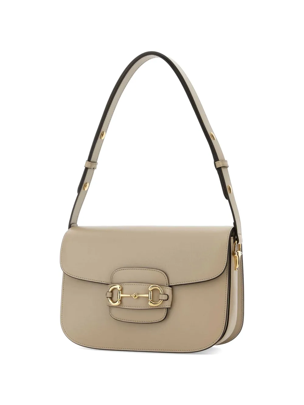 Gucci Horsebit 1955 medium leren schoudertas Beige