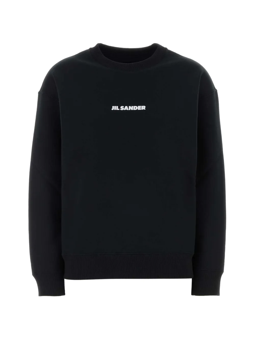 Jil Sander cotton sweatshirt - Black