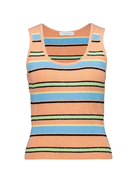 Rabanne striped terry-cloth top