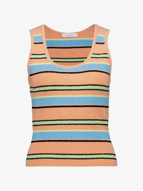 Rabanne striped terry-cloth top