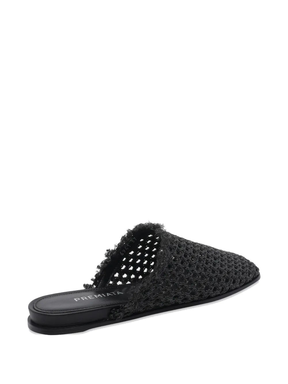 Premiata rafia sabot sandals Zwart