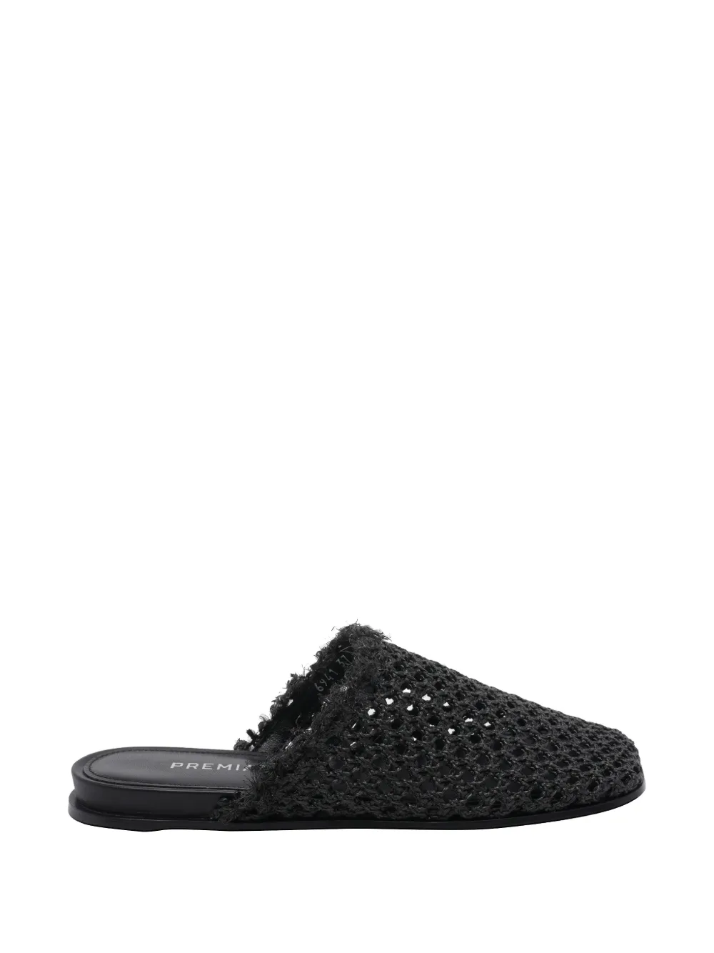 Premiata rafia sabot sandals Zwart