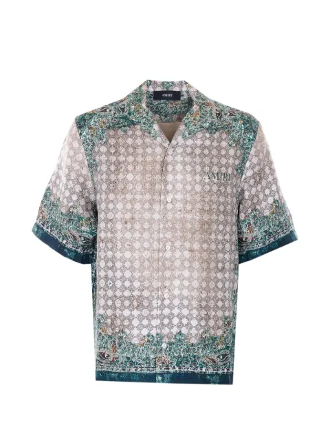 AMIRI bandana bowling shirt