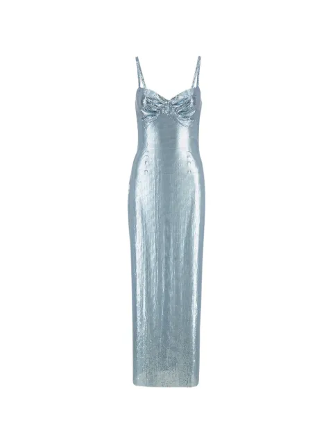 Rabanne chainmail gathered maxi dress