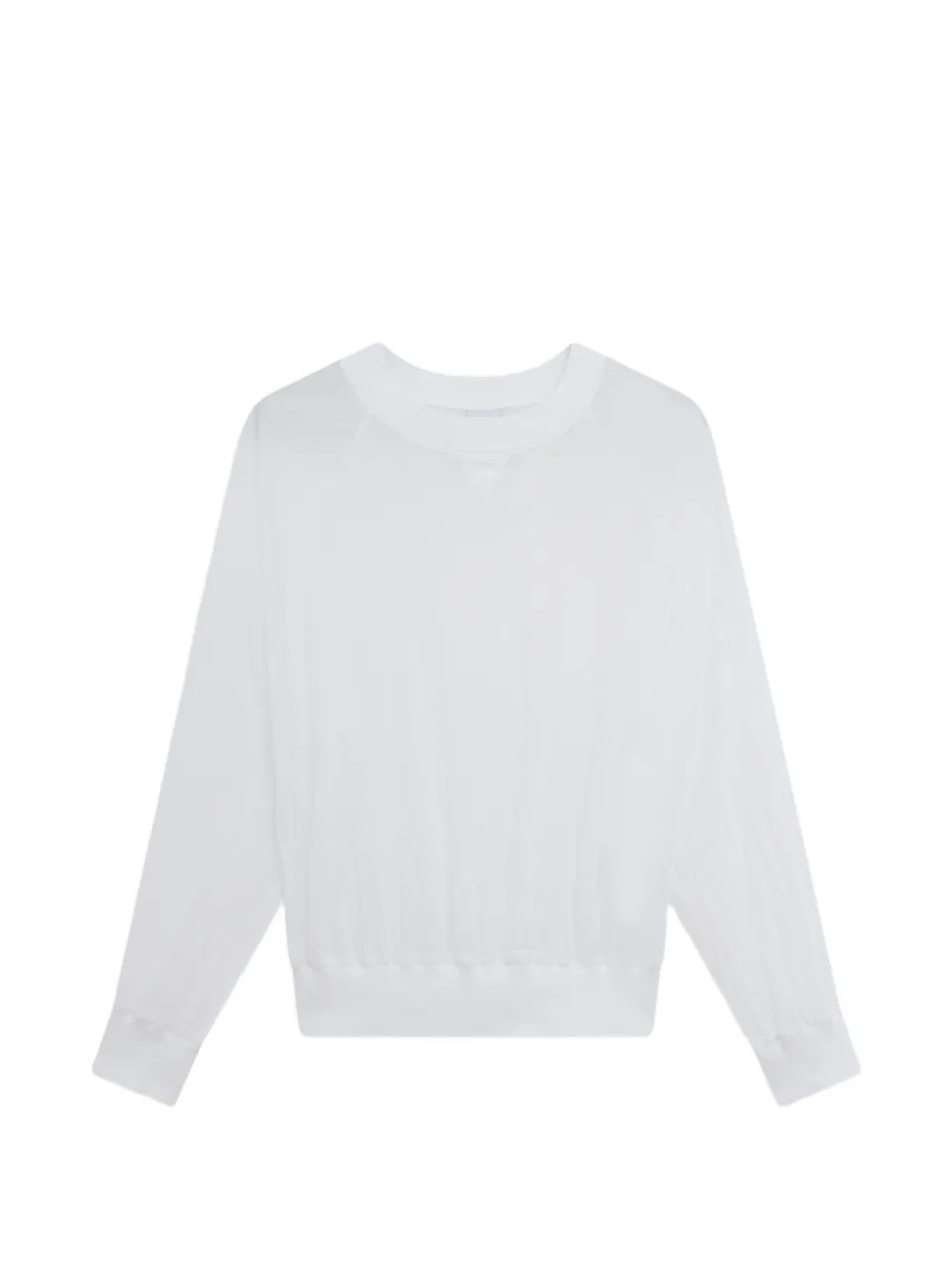 ASPESI round-neck long-sleeve sweater - Bianco