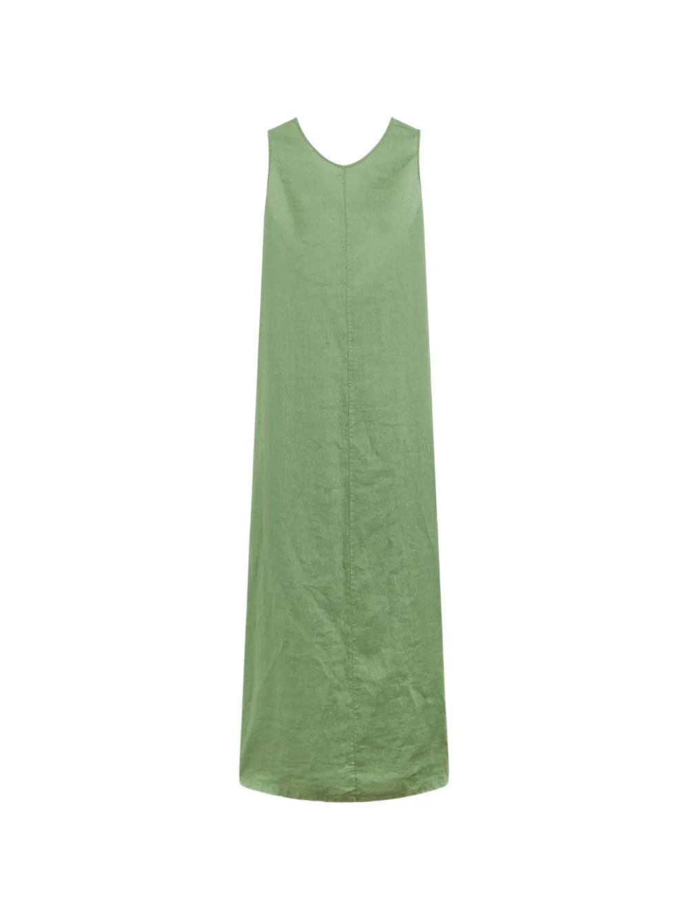 ASPESI cut-out tie-fastening maxi dress - Verde