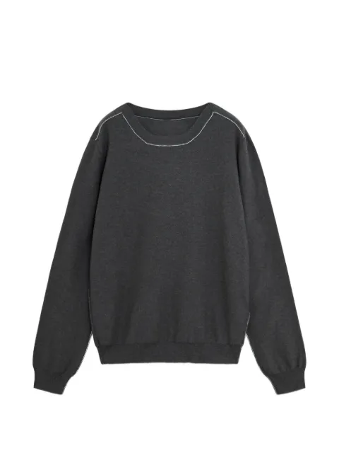 MM6 Maison Margiela crew neck long-sleeve sweater