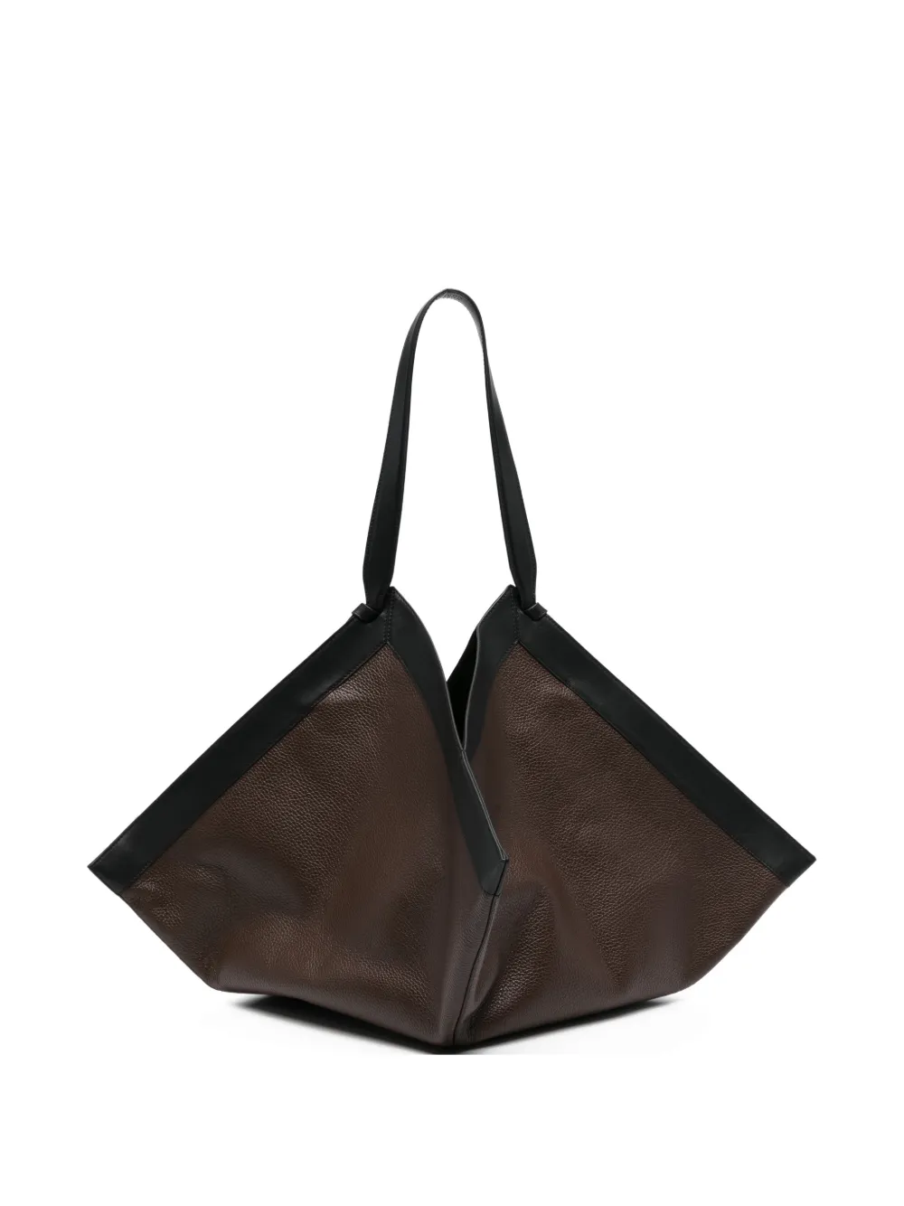 Yuzefi large Wonton shoulder bag - Marrone