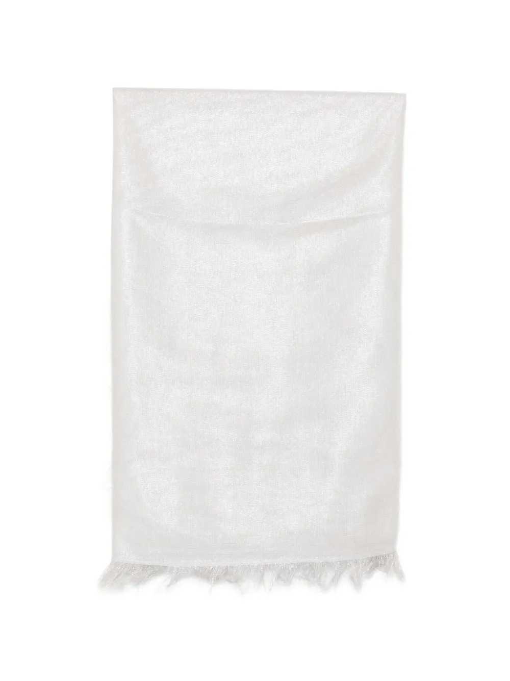 Peserico frayed scarf - Bianco