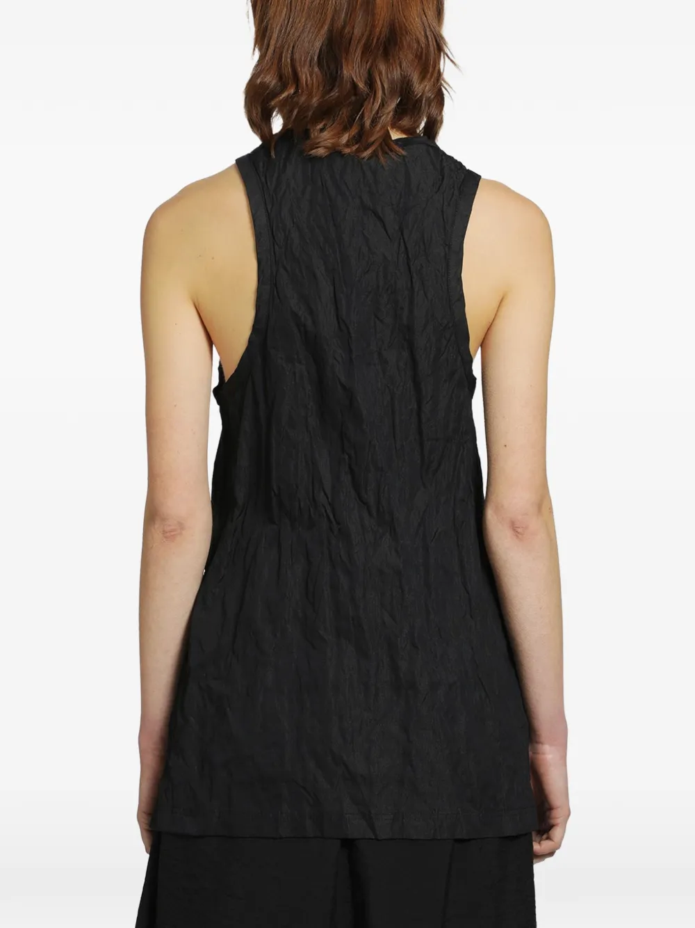 TOTEME Gekreukte tanktop Zwart
