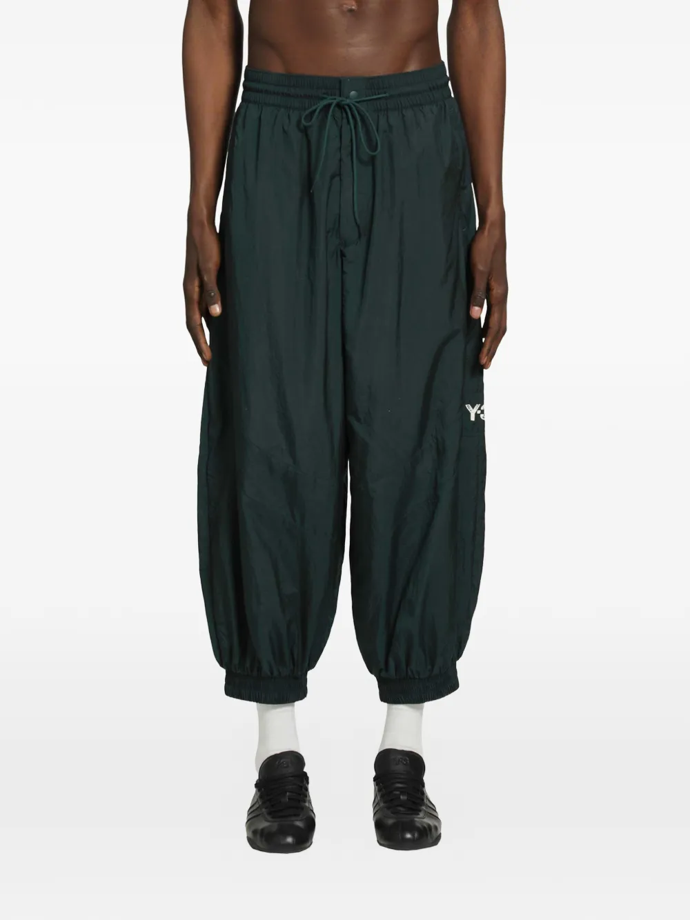 Y-3 drawstring track pants - Verde