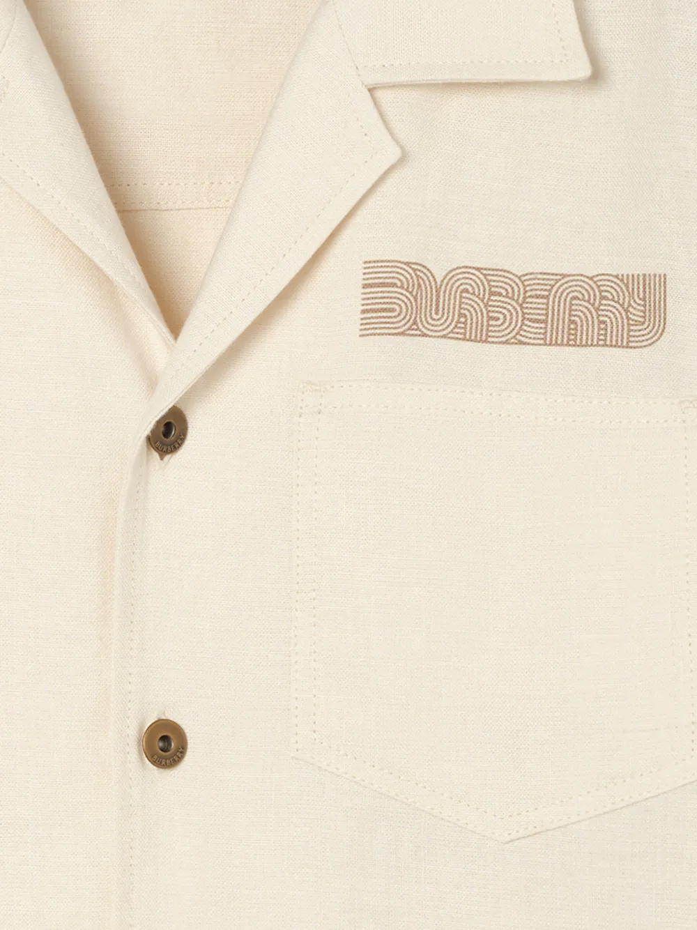Burberry Oversized linnen overhemd Beige