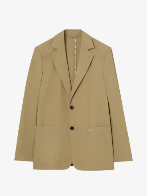 Burberry جاكيت قطن عملي مفصل
