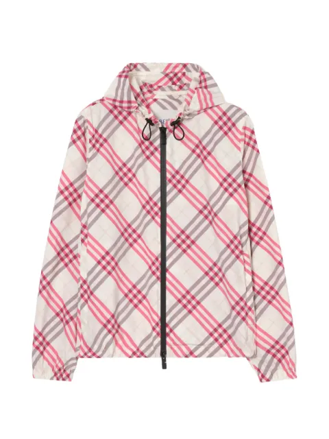 Burberry Check Salcombe hooded jacket​