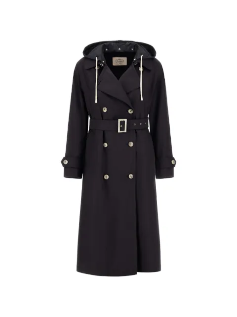 Herno hooded belted coat