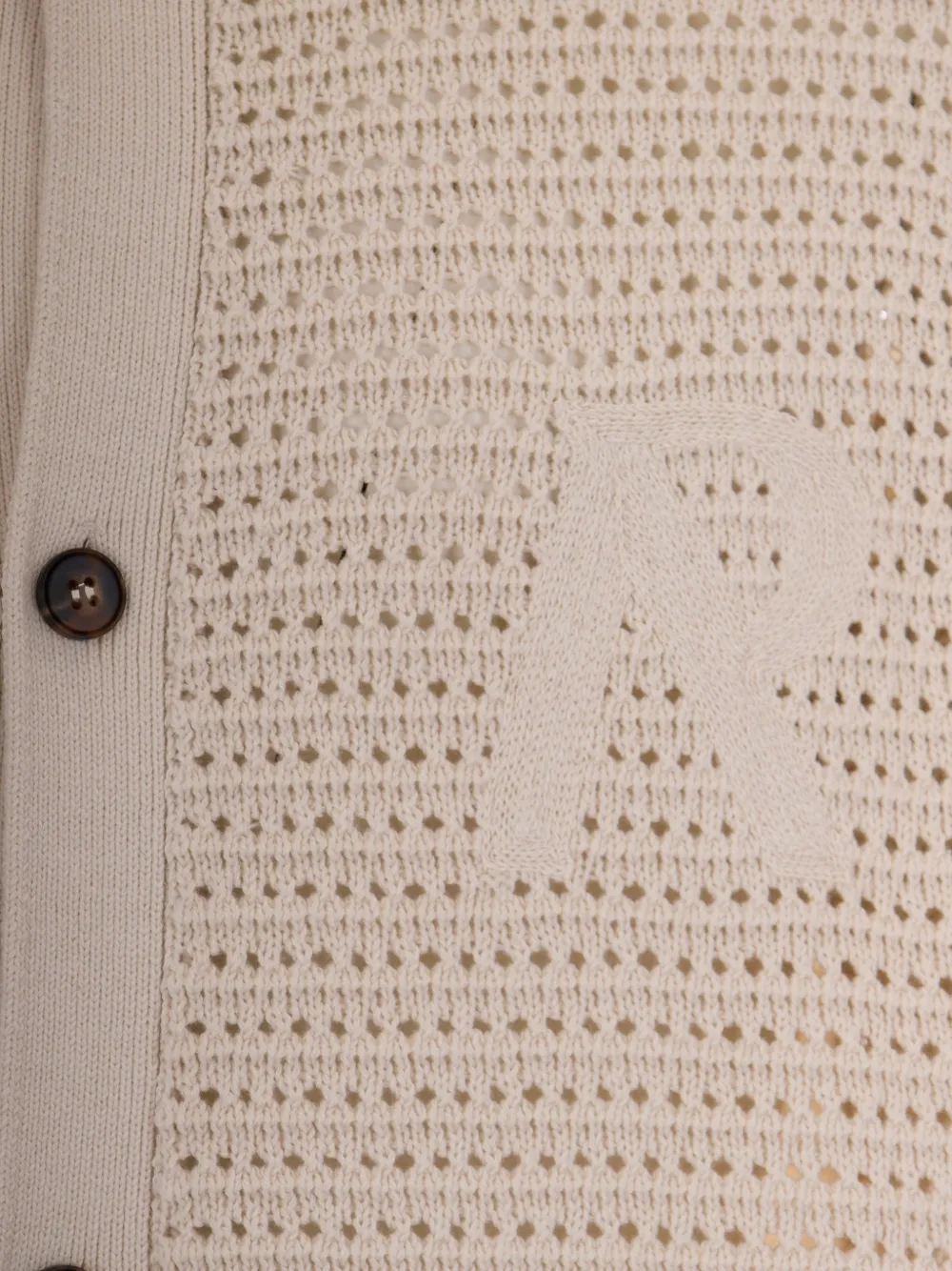  Represent Initial Crochet Shirt - Neutrals 