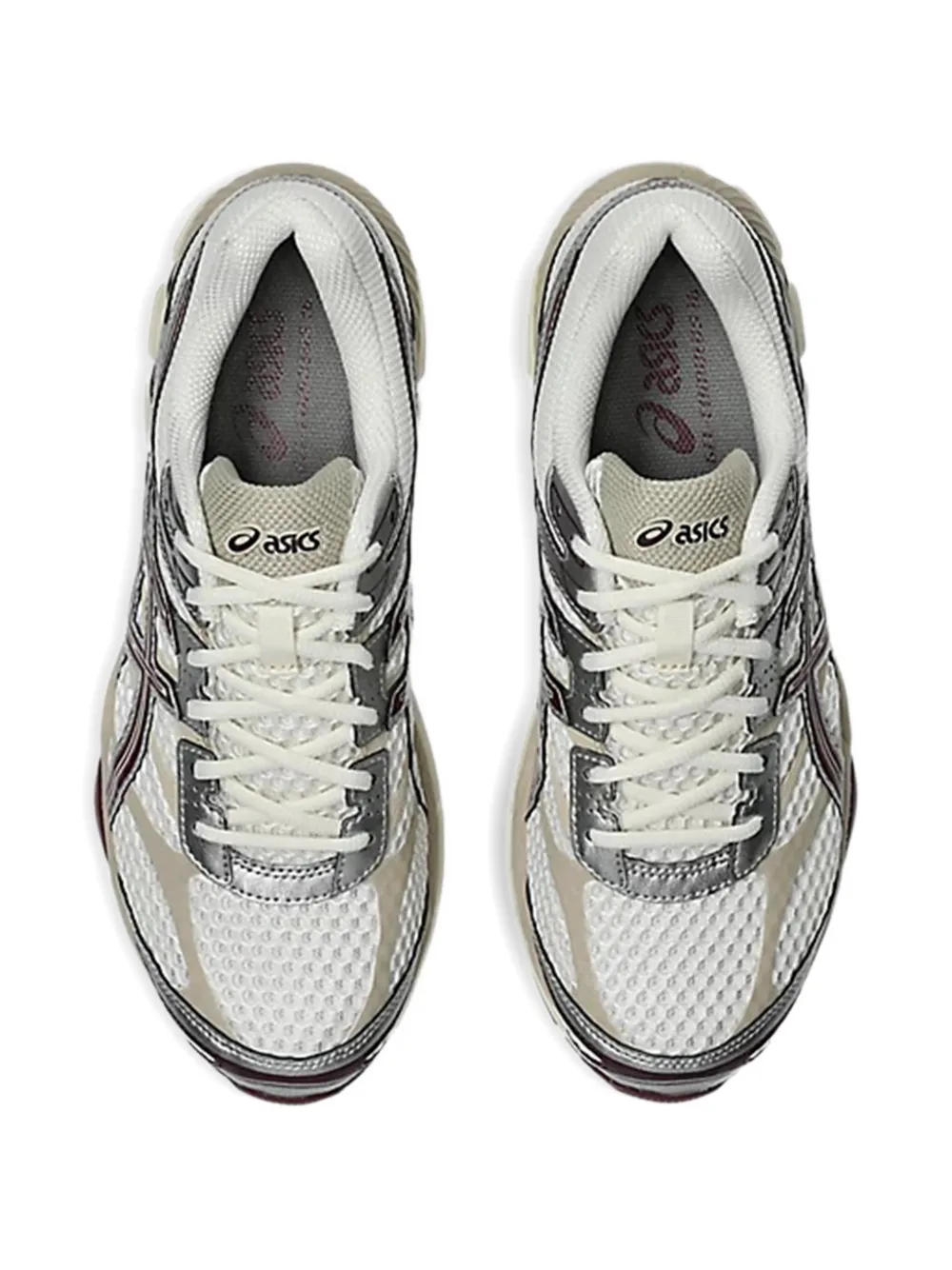 ASICS Gel-Kayano 14 metallic panelled sneakers Beige