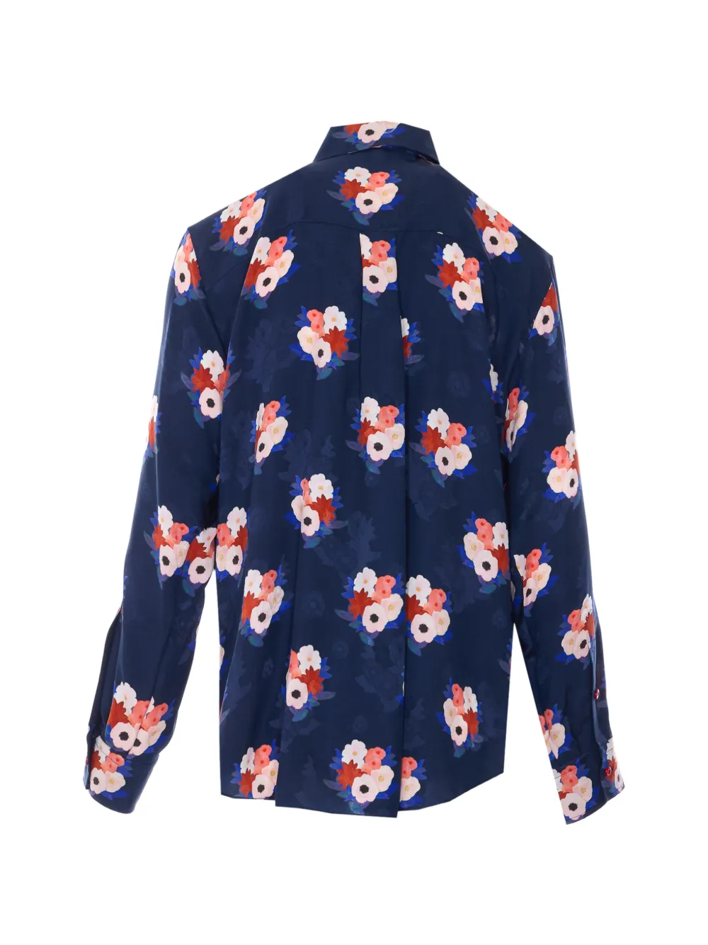 FENDI blouse met bloemenprint Blauw