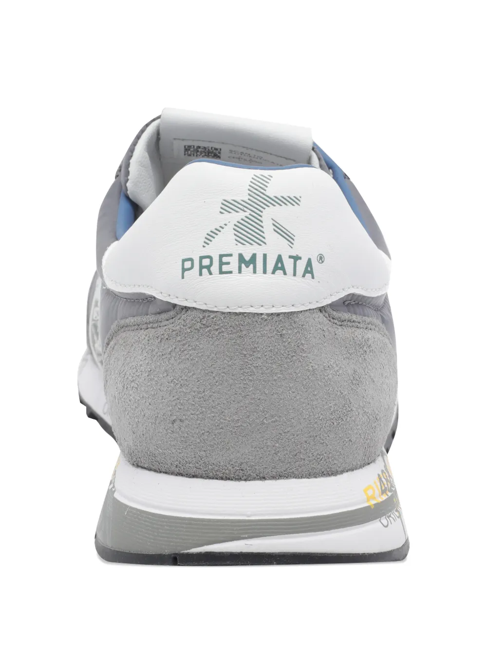 Premiata Lucy logo suede sneakers Grijs