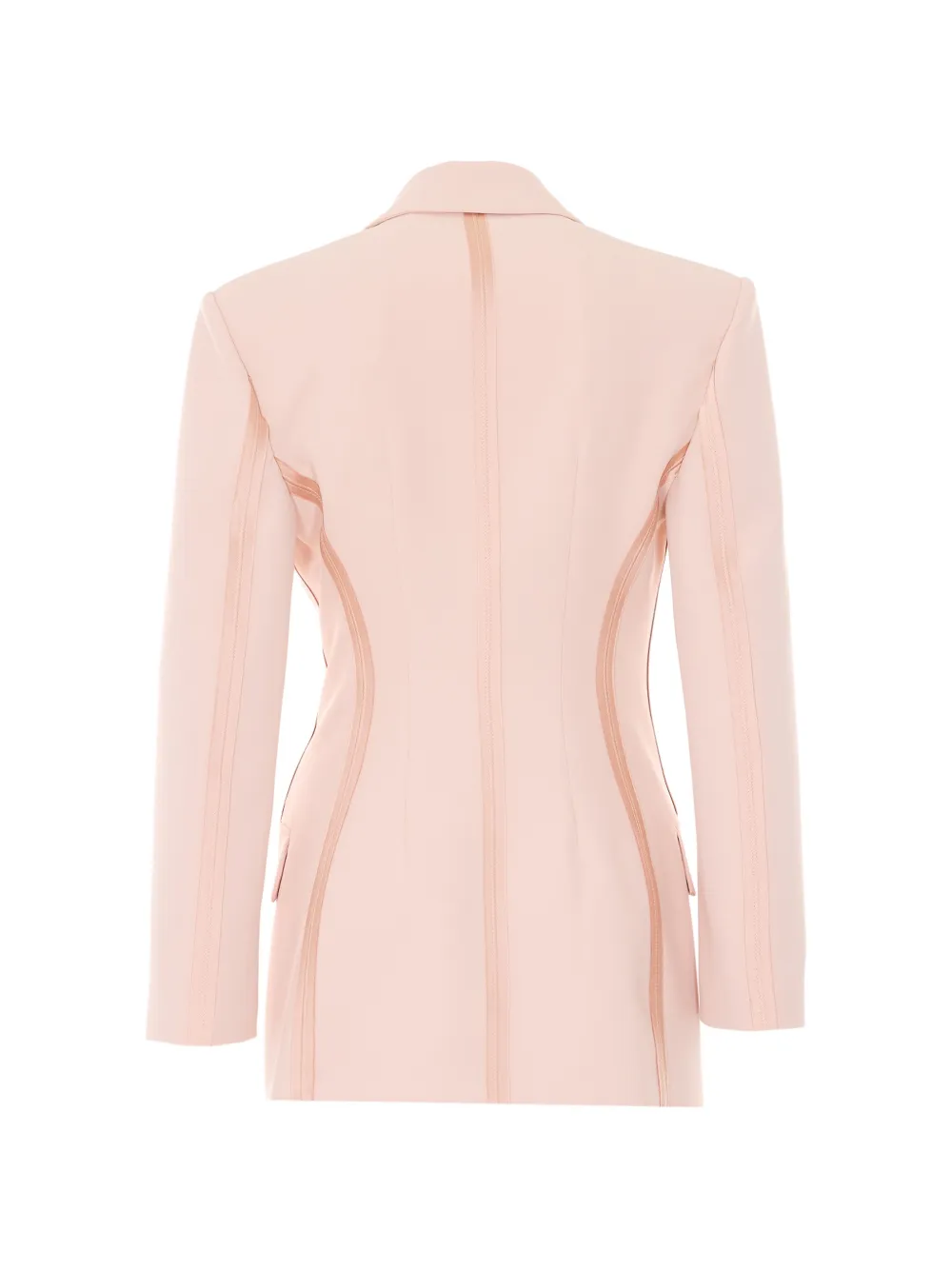 Elisabetta Franchi Blazer met V-hals Roze