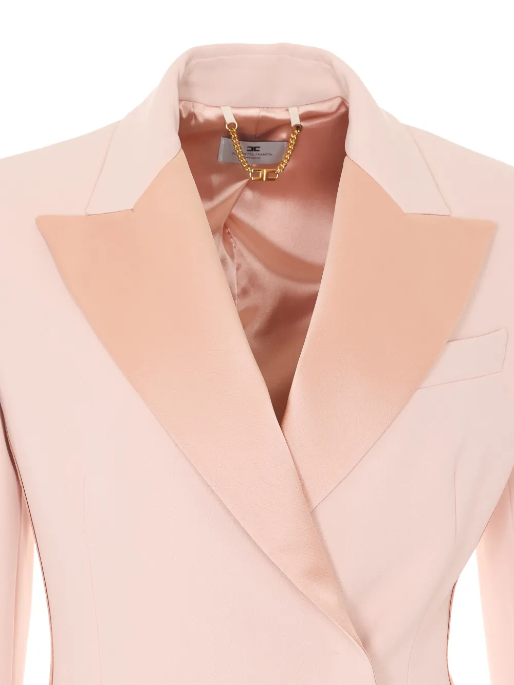 Elisabetta Franchi Blazer met V-hals Roze
