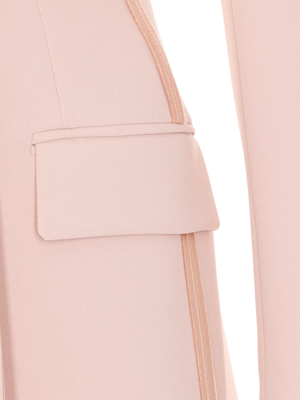 Elisabetta Franchi Blazer met V-hals Roze