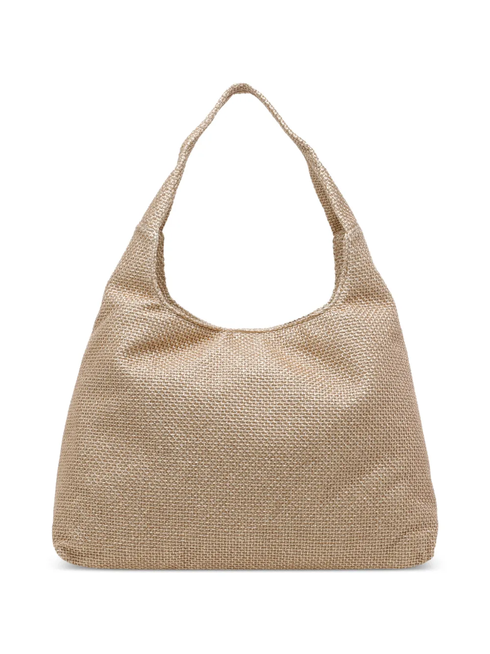 Jimmy Choo Diamond raffia schoudertas Beige